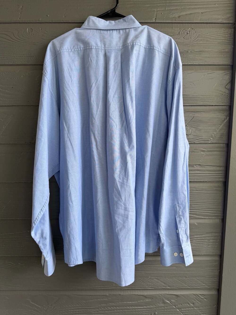 Harley-Davidson Men's Light Blue Long Sleeve Button-Down Oxford Shirt (Size 3XL) - Picture 2 of 7